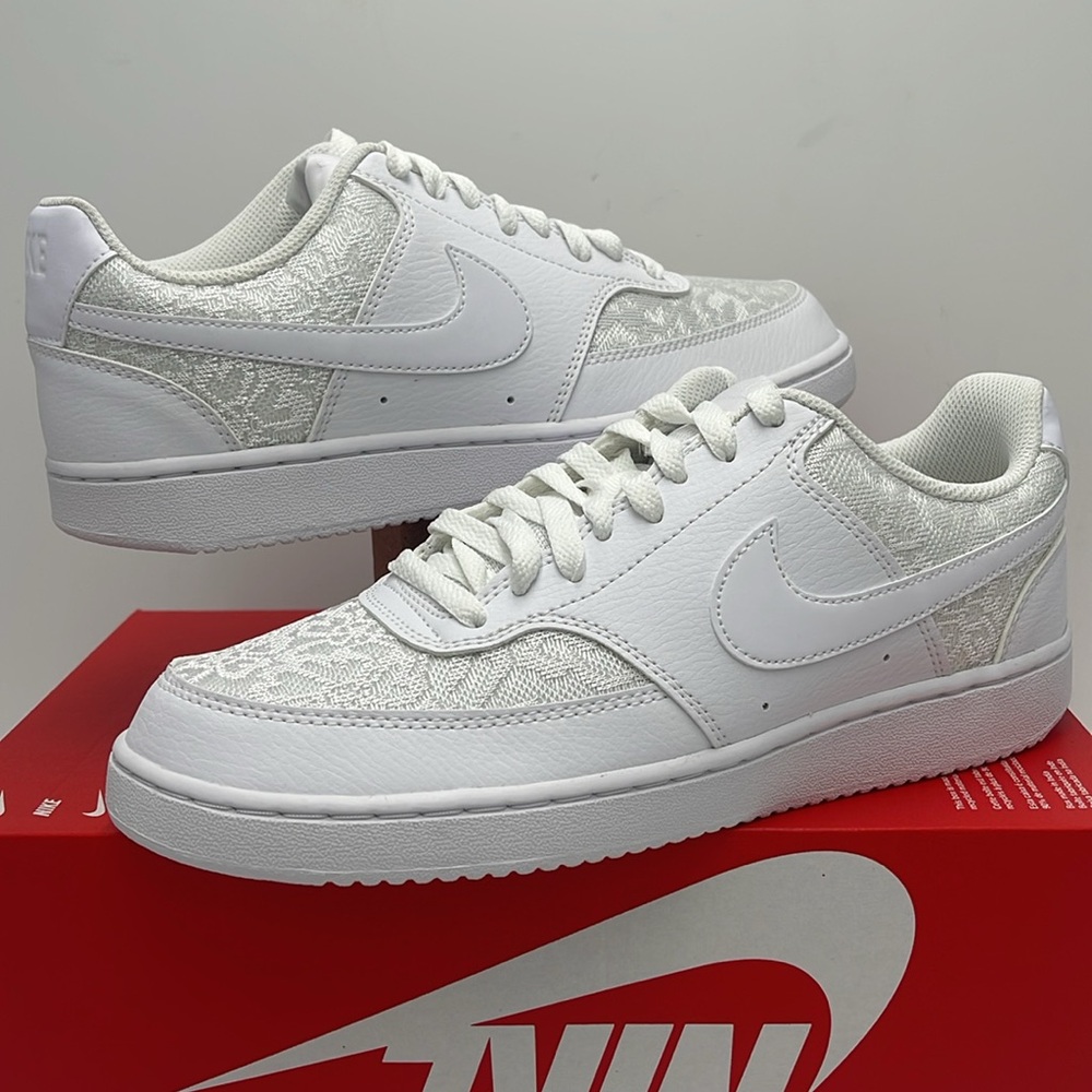 Nike Court Vision Low
Women's Shoes
White/White/White
Style HJ5846-100 - Picture 8 of 16